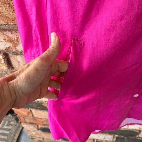 Rebecca Minoff Greene prima cotton shirt dress with pockets - Picture 6 of 10